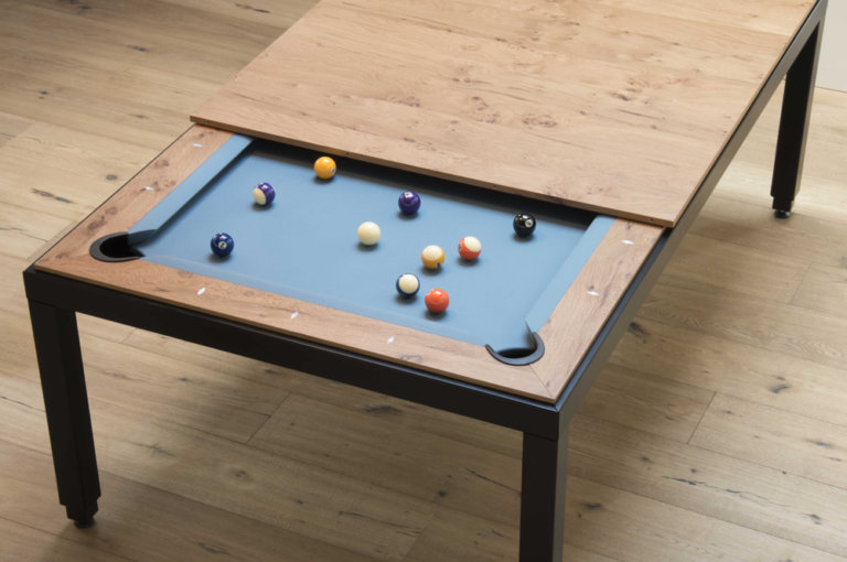Fusion Vintage Pool Table Available from AcCueRate Billiards in