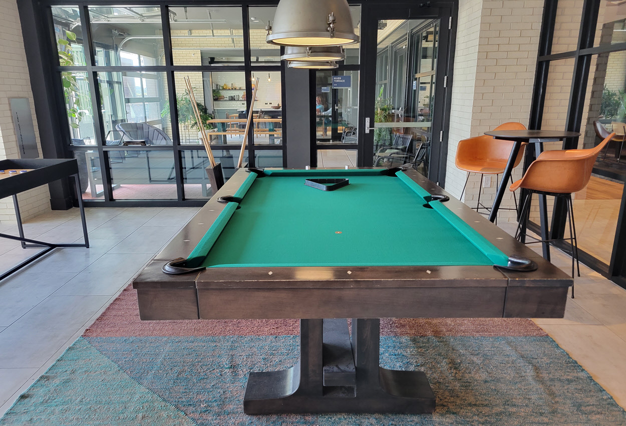 Commercial Pool Table Installation