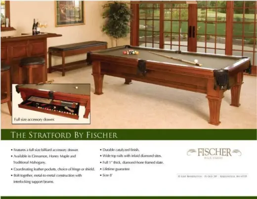 Used 8ft Fischer Stratford with Drawer
